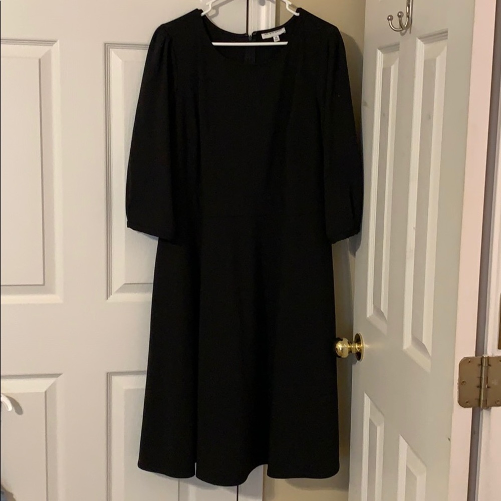 Plus size black dress